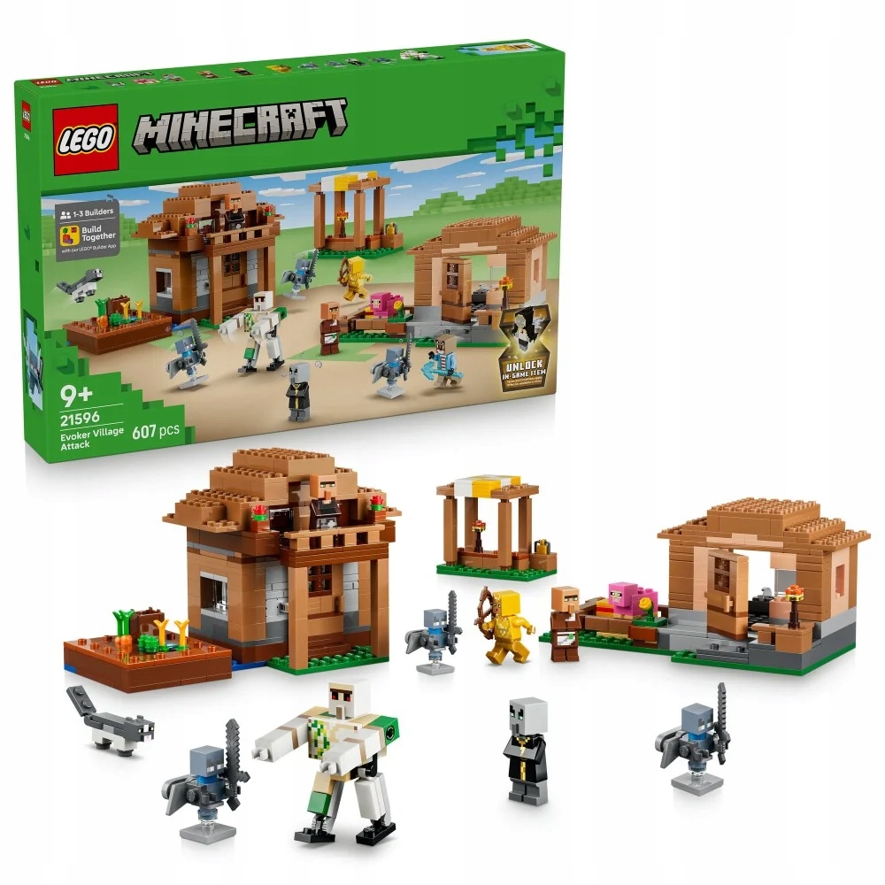 LEGO Minecraft 21596 šaukstytojų ataka