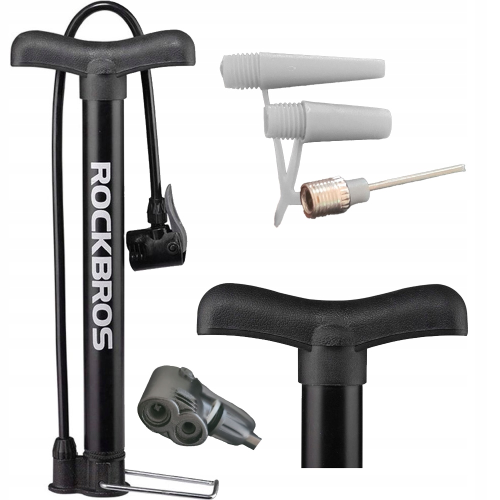 Rockbros stovalinė dviračio pompa su 8 bar