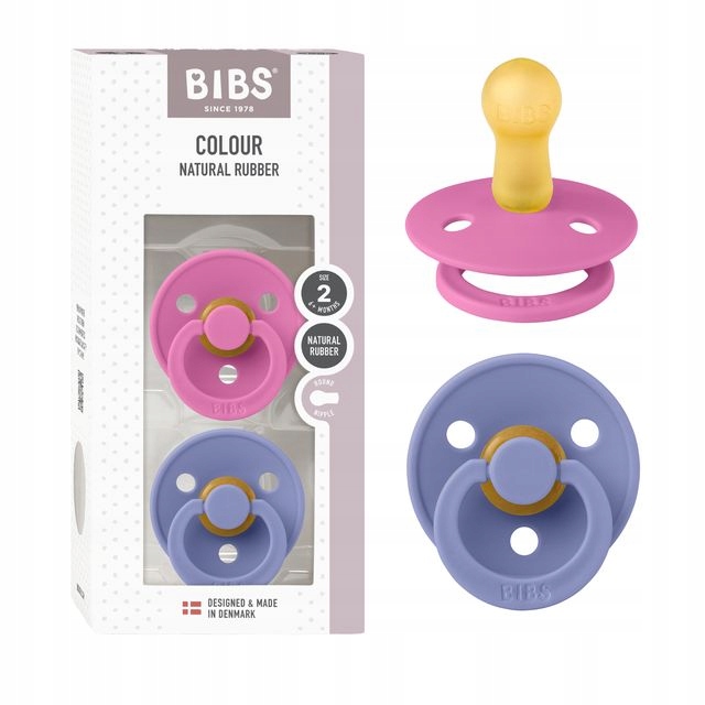 Bibs Retro natūralus čiulptukas 6-18 mėn., 2 vnt.