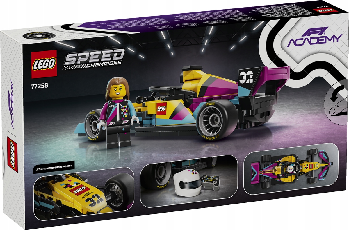 LEGO Speed Champions 77258 F1 bolidas academy