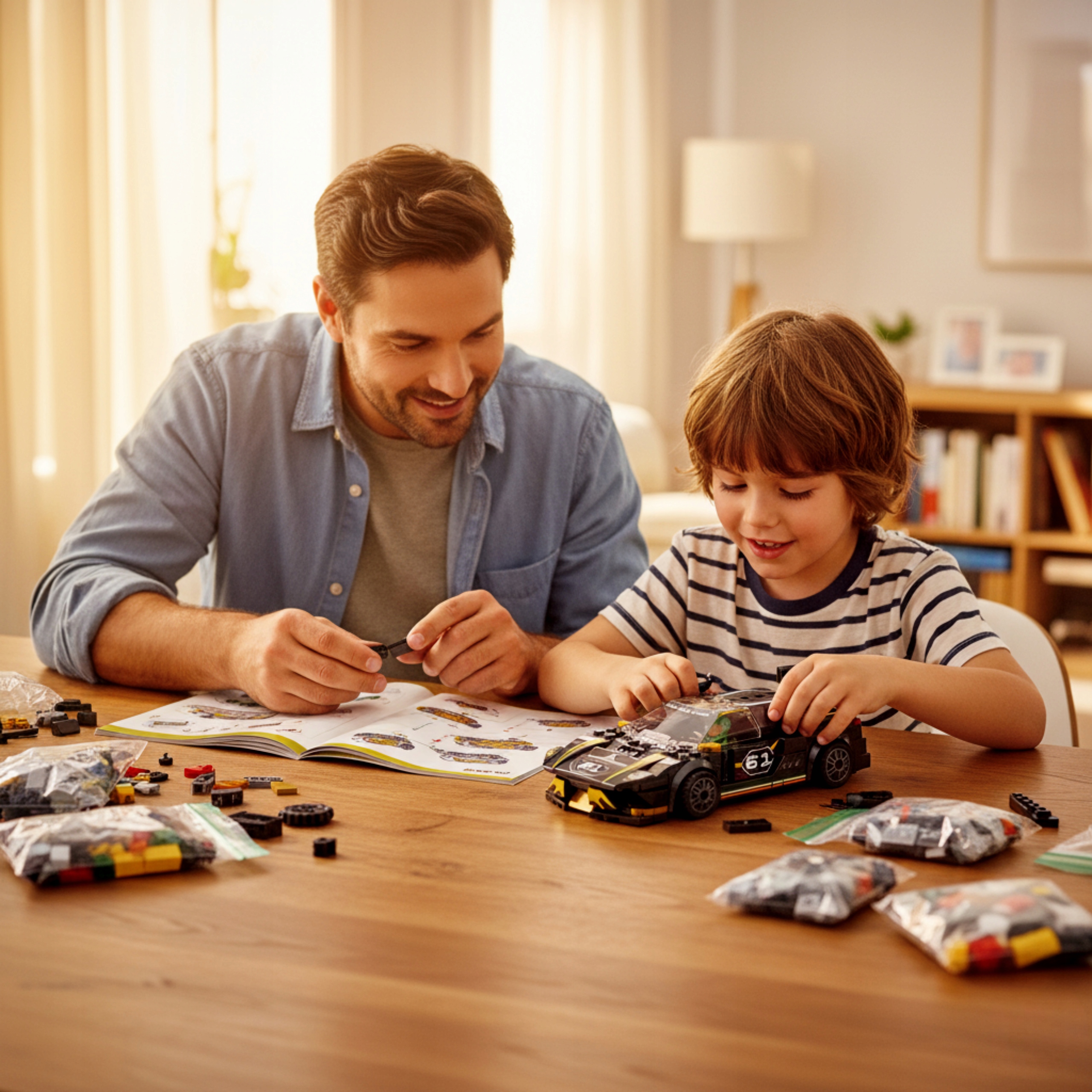 Konstrukciniai klockai sportinis automobilis 325 vnt