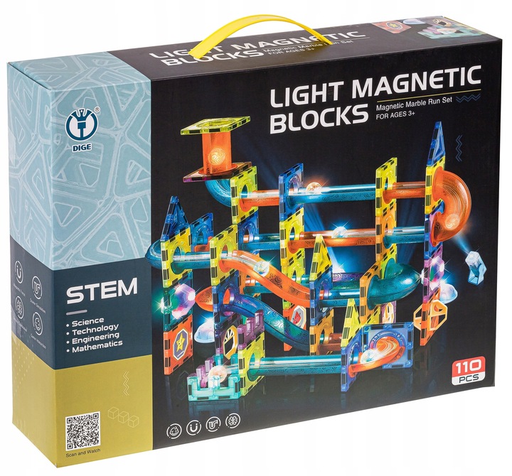 Magnetiniai kugelių torsu sviesiantys 110 el. mokymo