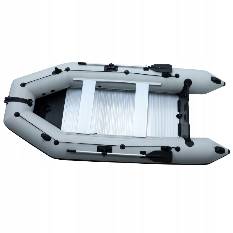 PONTOO 4-vietis Fishing Kormoran 330D KIL Aliuminis viso grindų pilkas