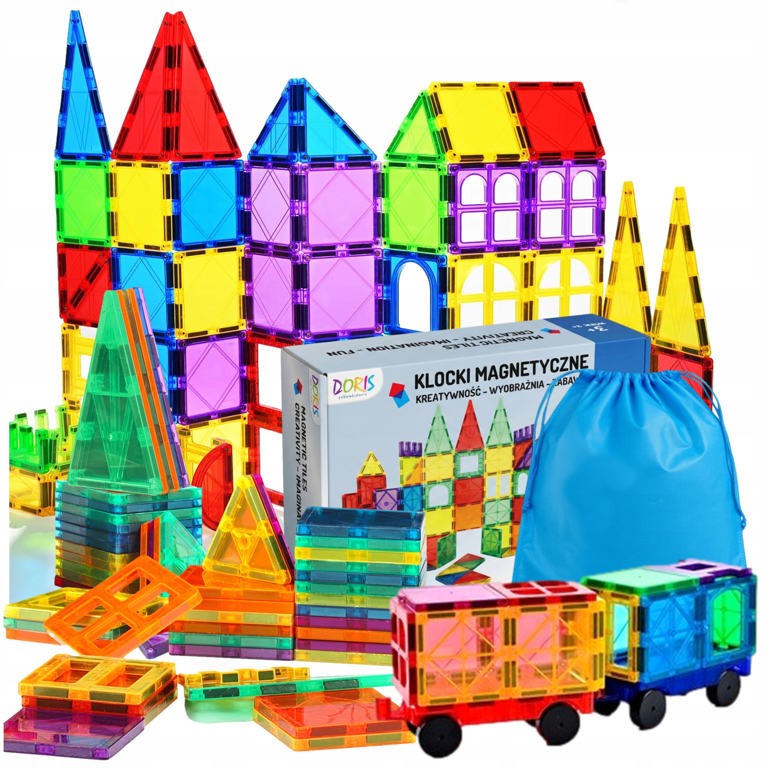 Doris magnetiniai klociniai 3d 109 dalių rinkinys