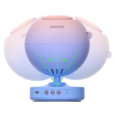 POCOCO GALAXY STARS PROJEKTORIAUS LED PLANETARIUM NAKTINĖ LEMPA VAIKAMS