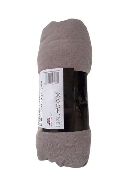 JERSEY medvilninė paklodė su elastine juostele 90x200, pelenų pilka DEN