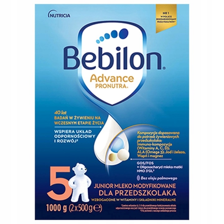Bebilon Advance Pronutra 5 nuo 3 metų 1000 g