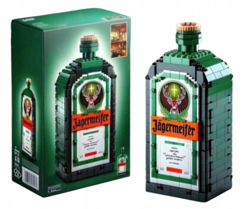 Pan i Pani Gadżet 3D klotai Jägermeister butelis