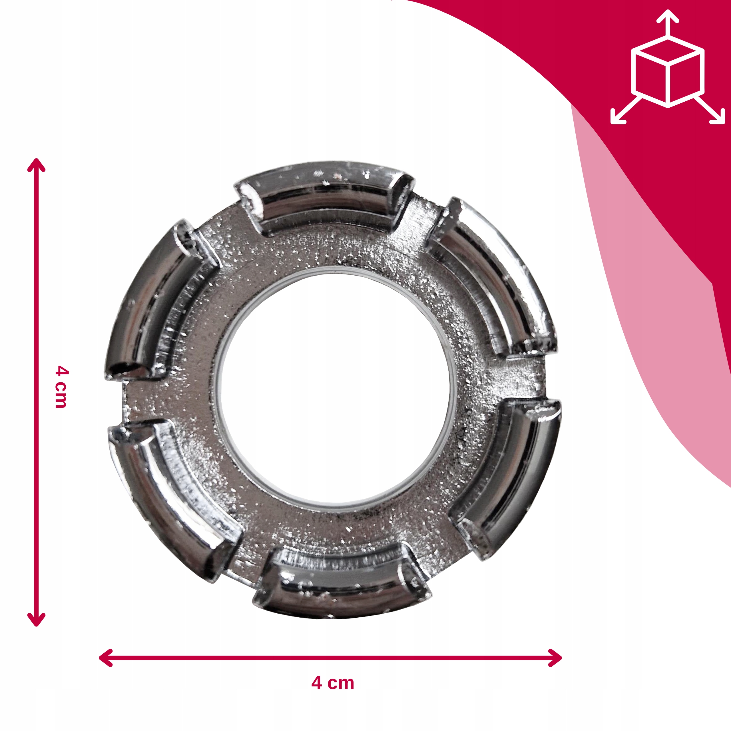 DVIRAČIO STIPINO RAKTUKAS VELOXO RATAI CENTRUOTI VL069 SILVER