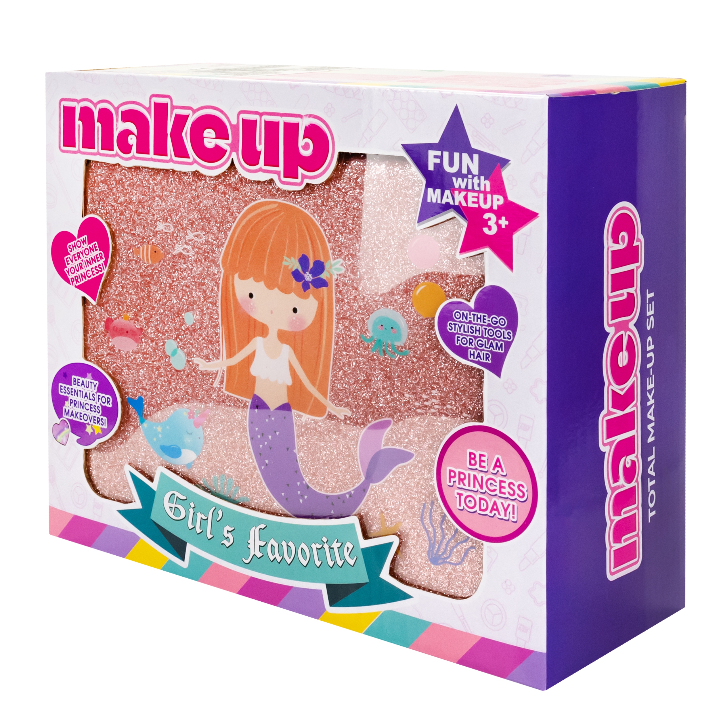 click4TOYS makiažo rinkinys sirenosilė kuprinėlė