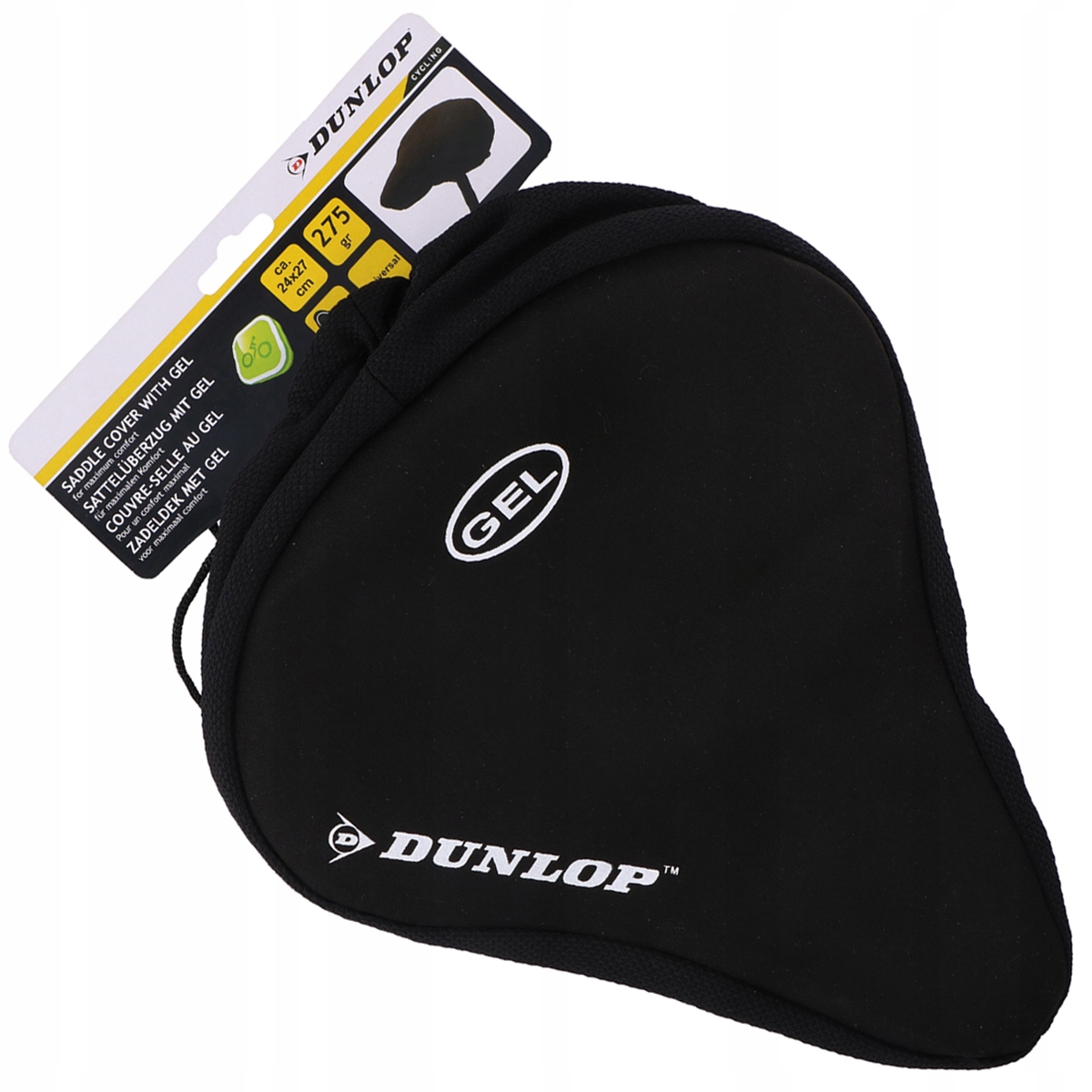 Dunlop gelinė dviračio sėdynės nuoanga 27x24x2cm
