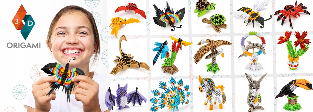 Alexander 3D origami rinkinys, 5 vaisiai, 363 detalės