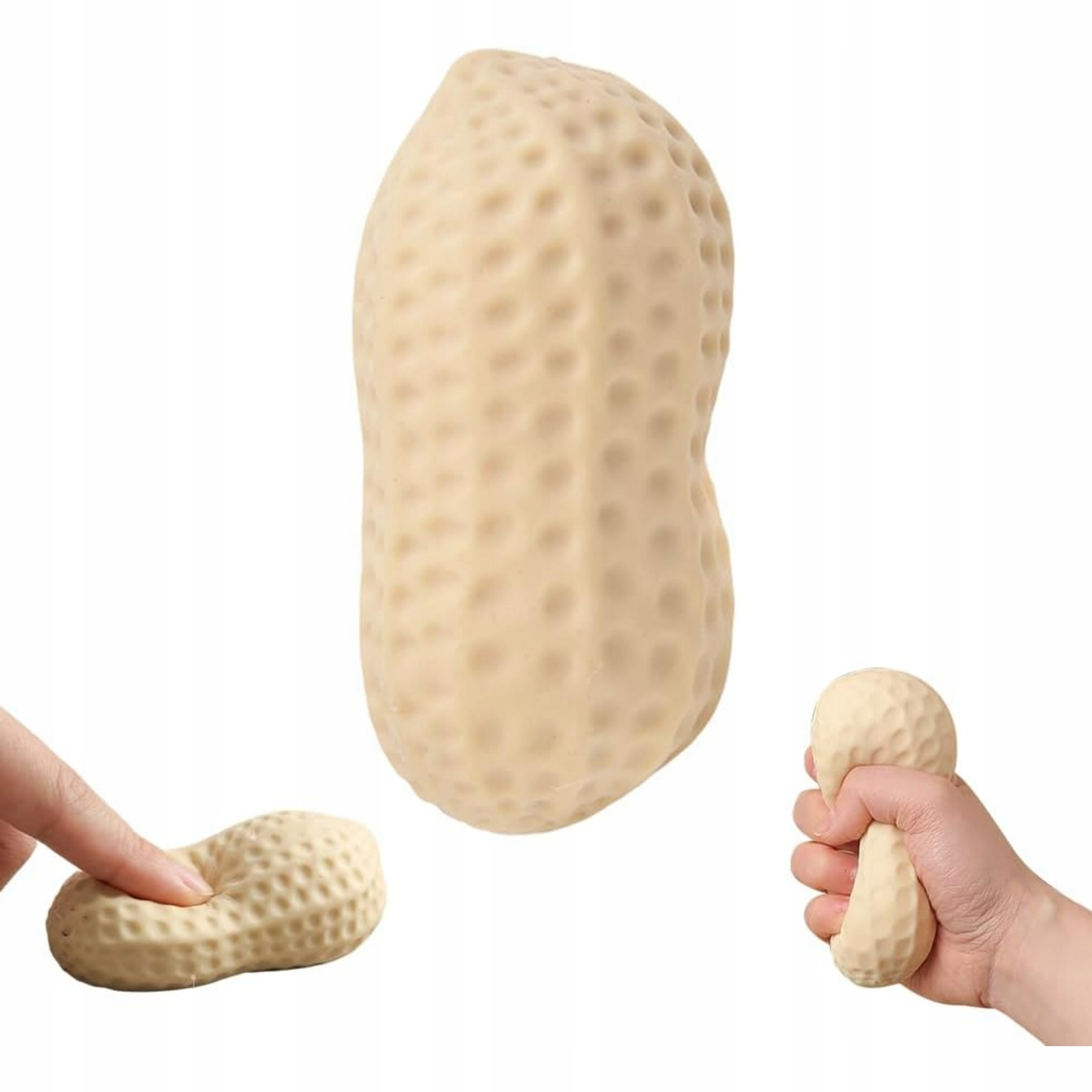 ANTISTRESINIS ŽEMĖS RIEŠUTŲ SQUISHY SQUEEZING TPR-ATpalaiduojantis žaislas