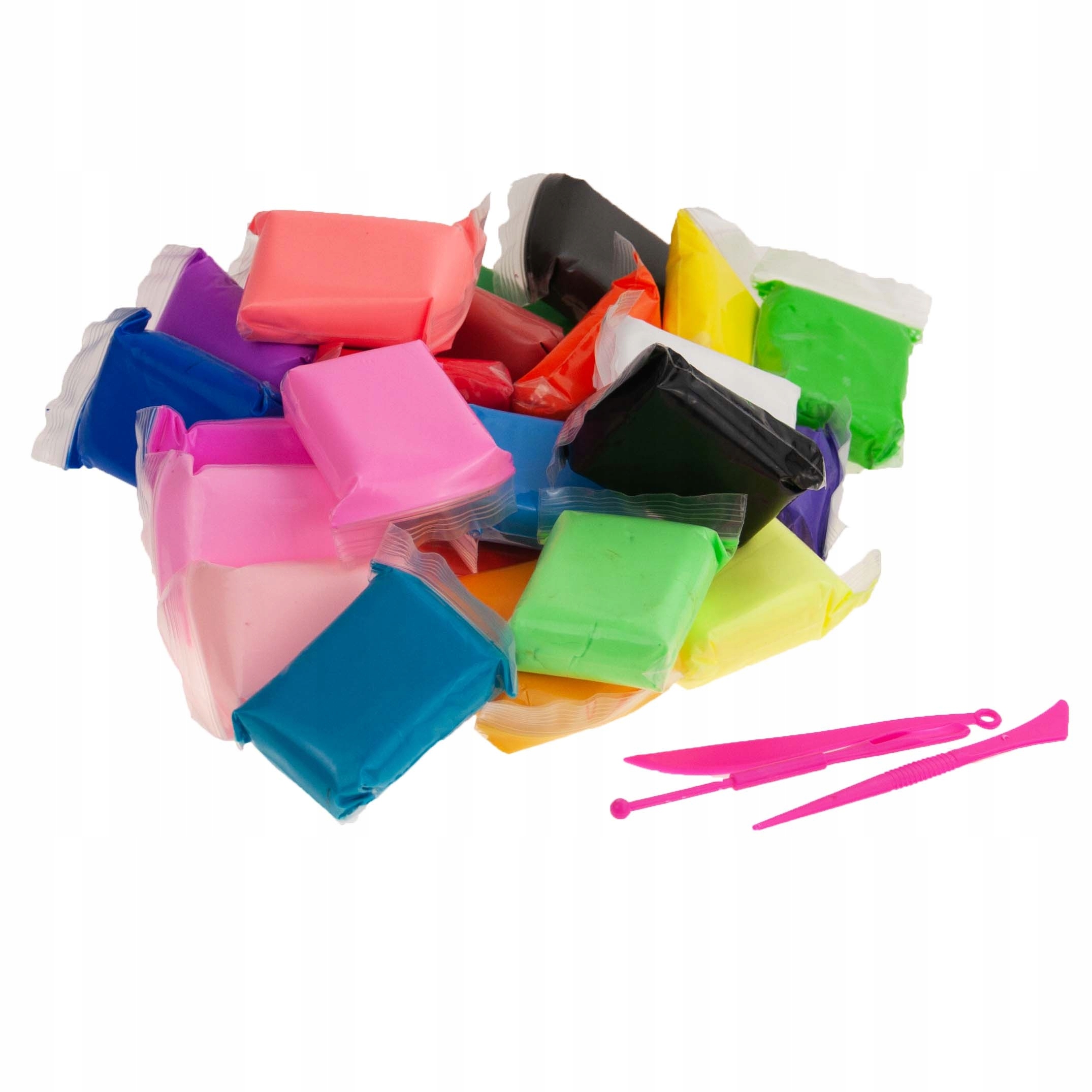 POLYMER PLASTICINE SENSO PUTO MOLIS JAUTINIS MASĖS RINKINYS iš 24