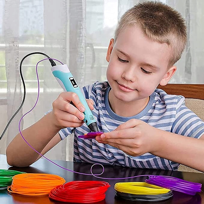 Bedee 3D rašiklis 12 spalvų PLA vielutės