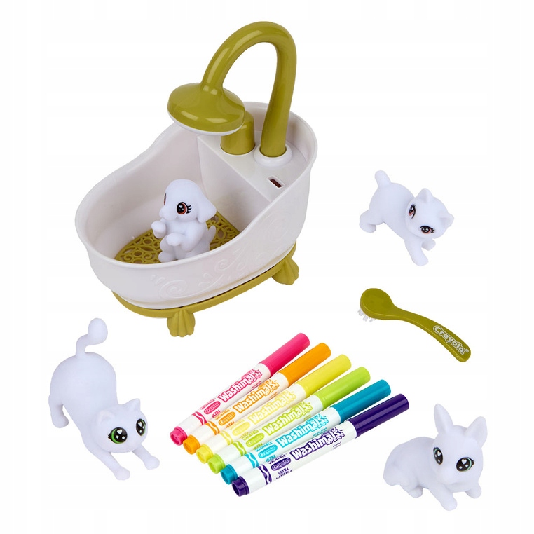 Crayola žvėreliai su markeriais ir šepetėliais Washimals