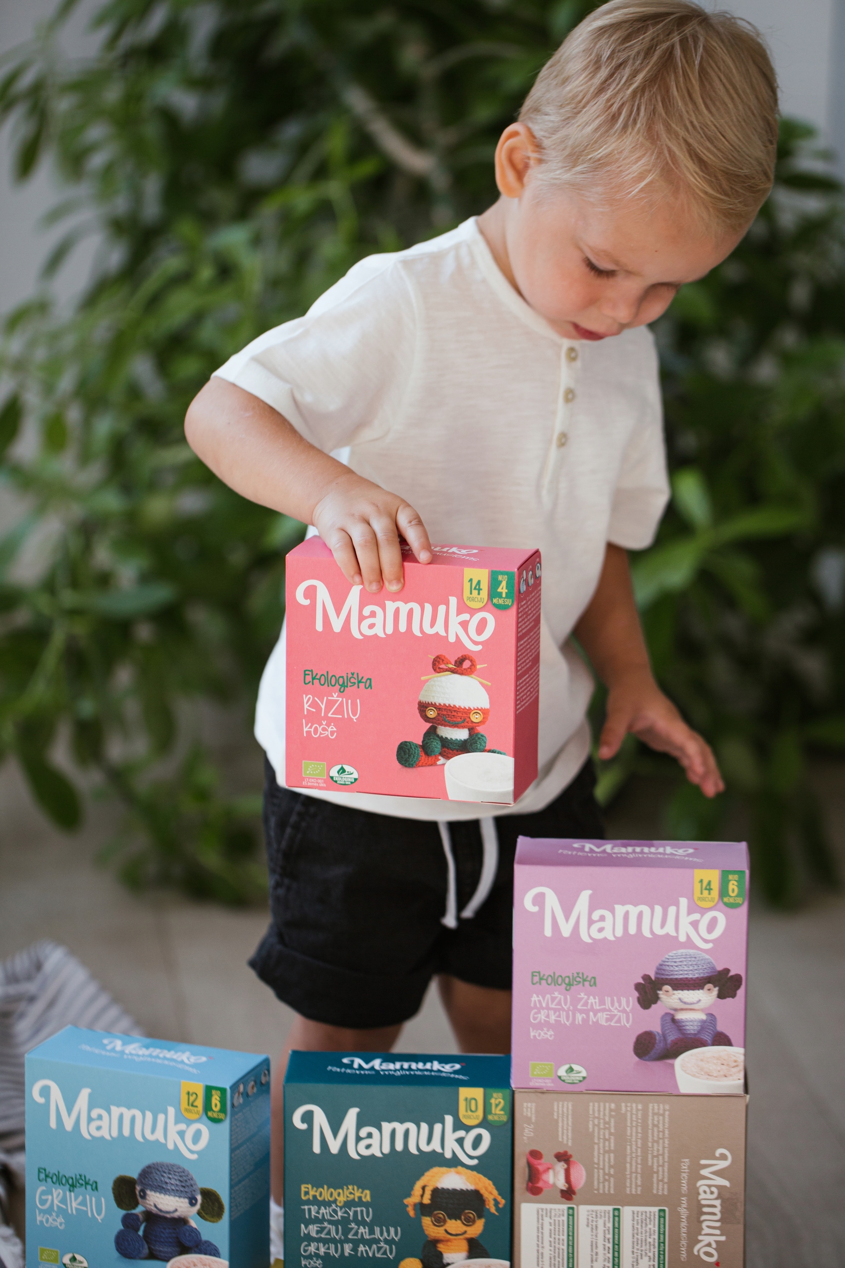 Ryžių košė iš ekologinio ES ūkininkavimo vaikams Natural Mamuko 4m+