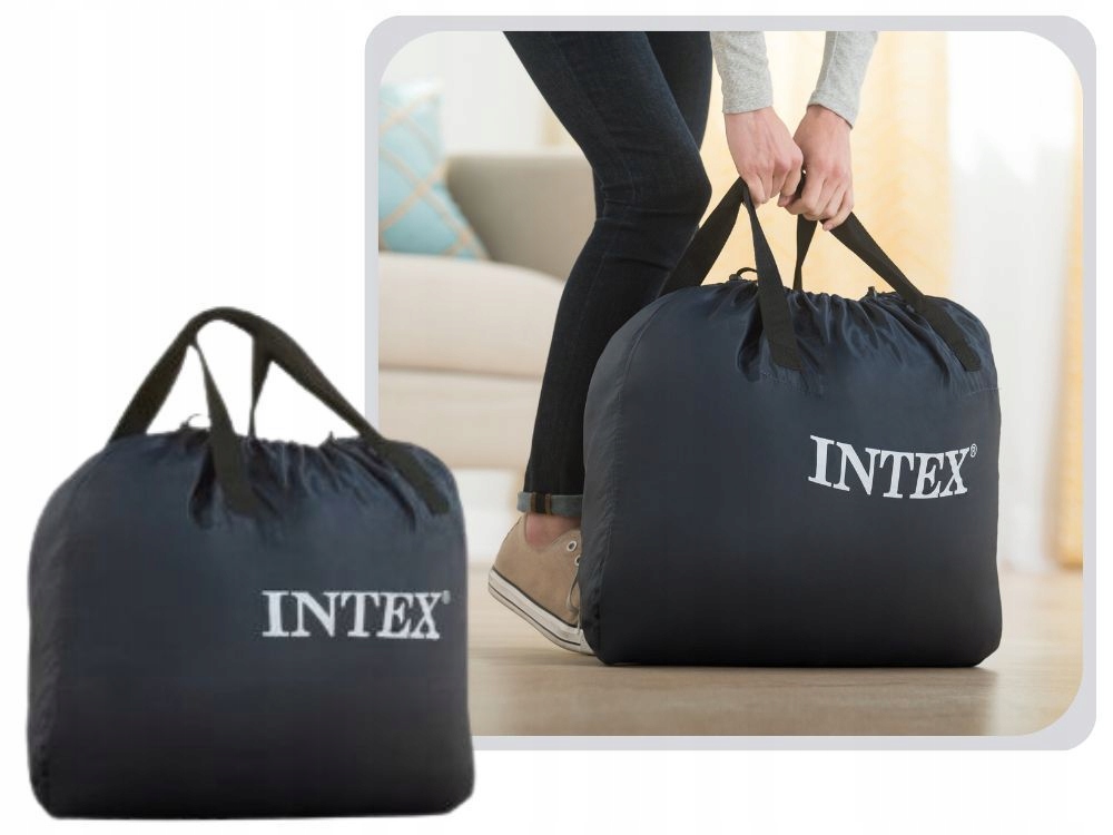 Intex dmuchanas lovas su pompa 230V