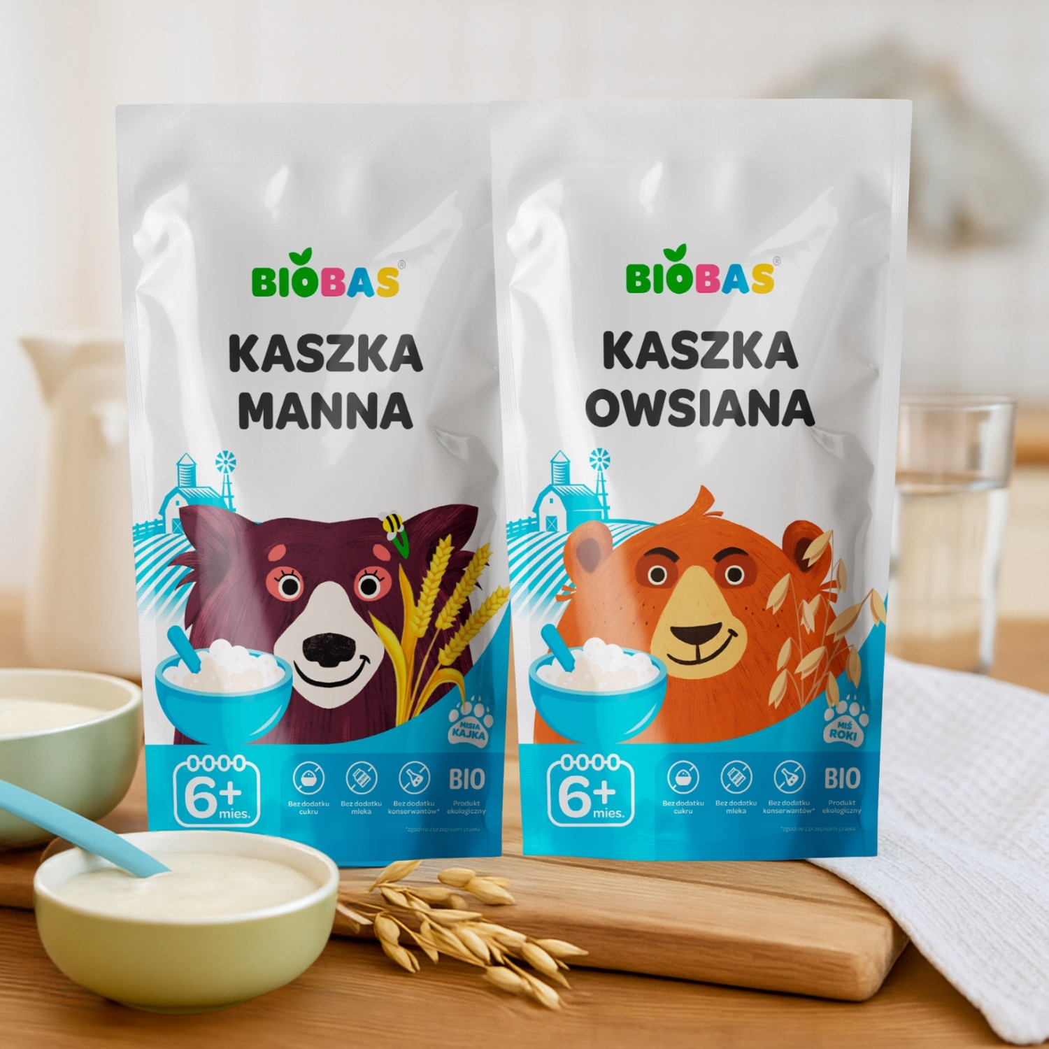 BioBas bezpieno košė be cukraus 9 vnt 1,8 kg