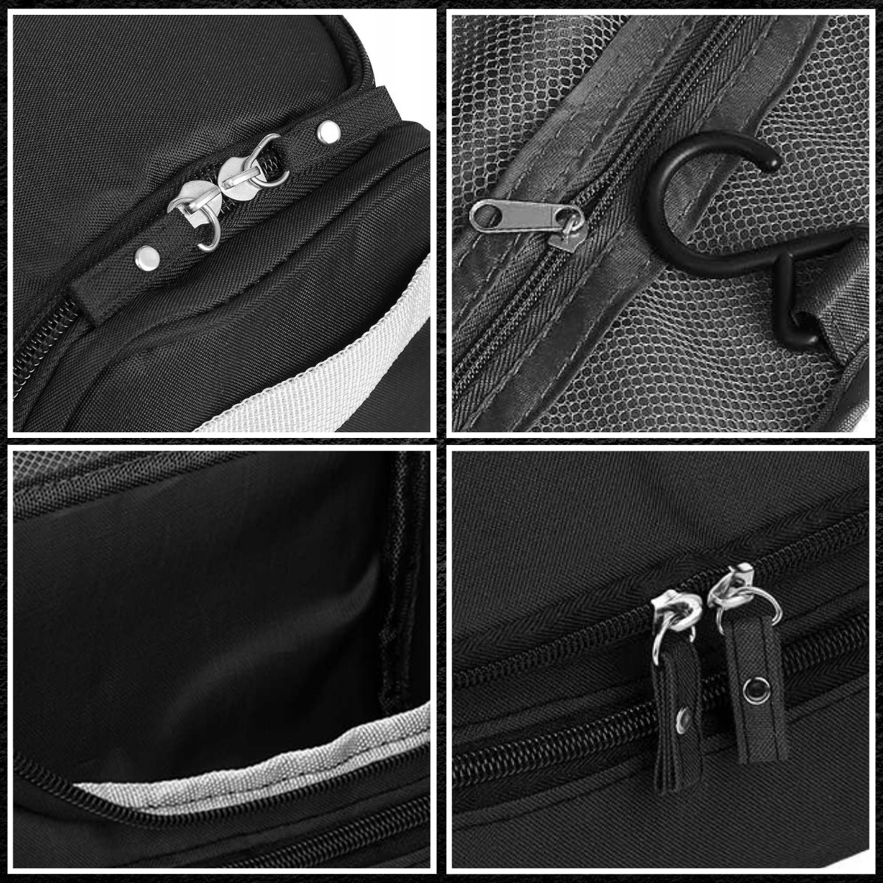 Didelė keliavimo kosmetika juoda 30 l krepšys
