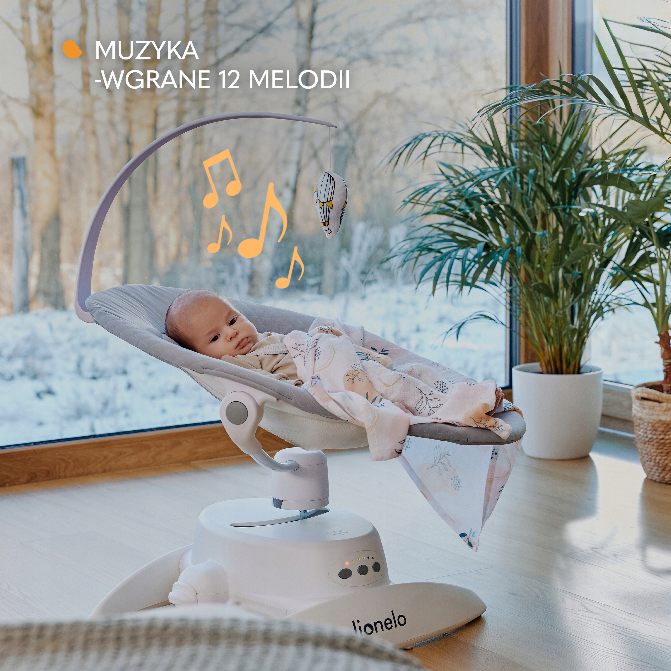 Lionelo Iris elektrinė supama-gulėjimo pakliūnė 0-9 kg