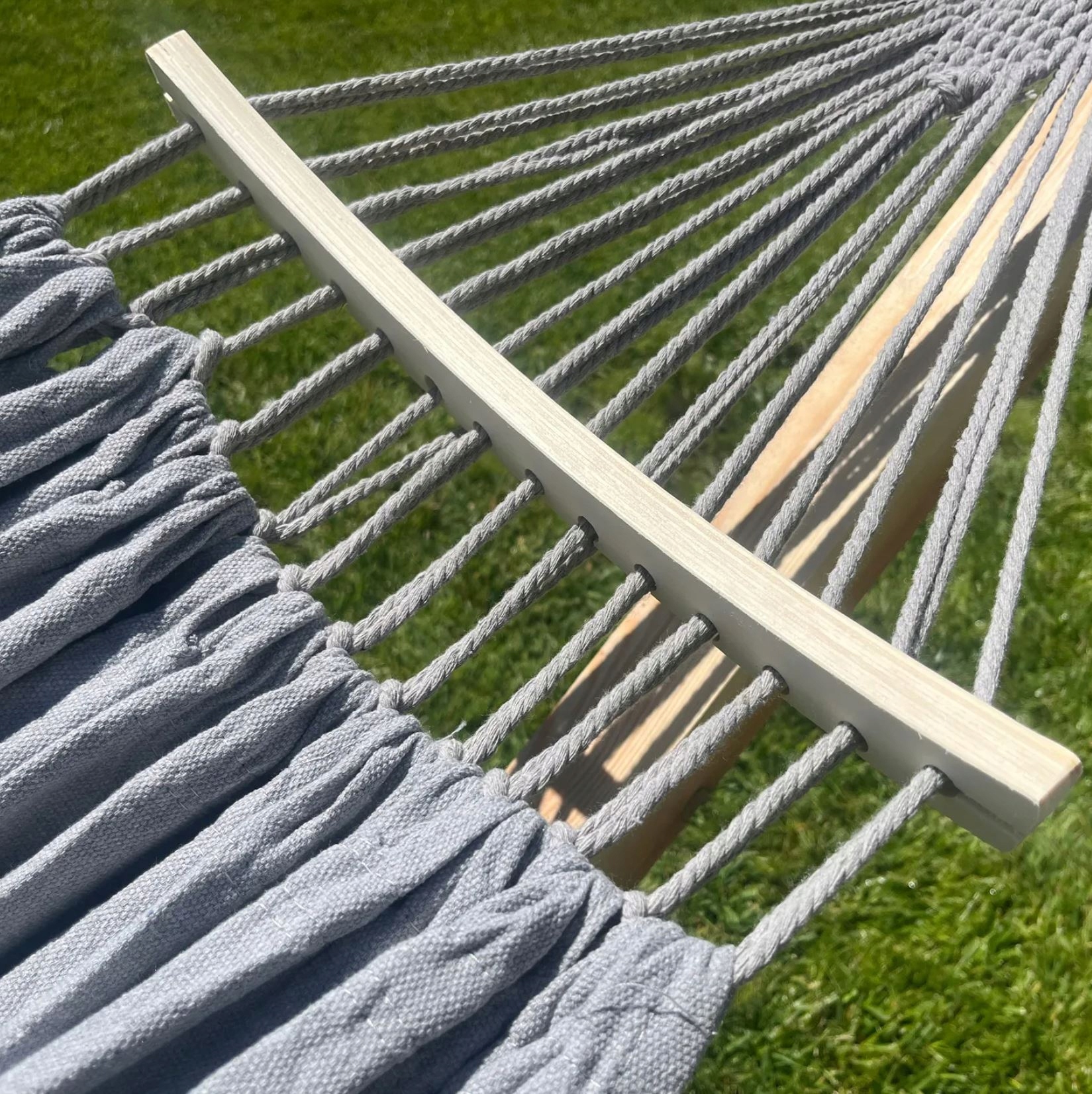 SET FRAME + HAMMOCK 2 OS BOHO GREY nešiojamas komplektas COMFORT ZONE 200 KG