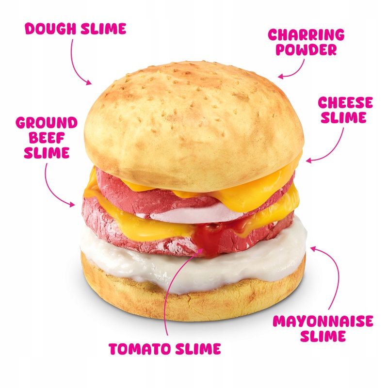 ZURU slime mart S1 burger masa plastyczna DIY