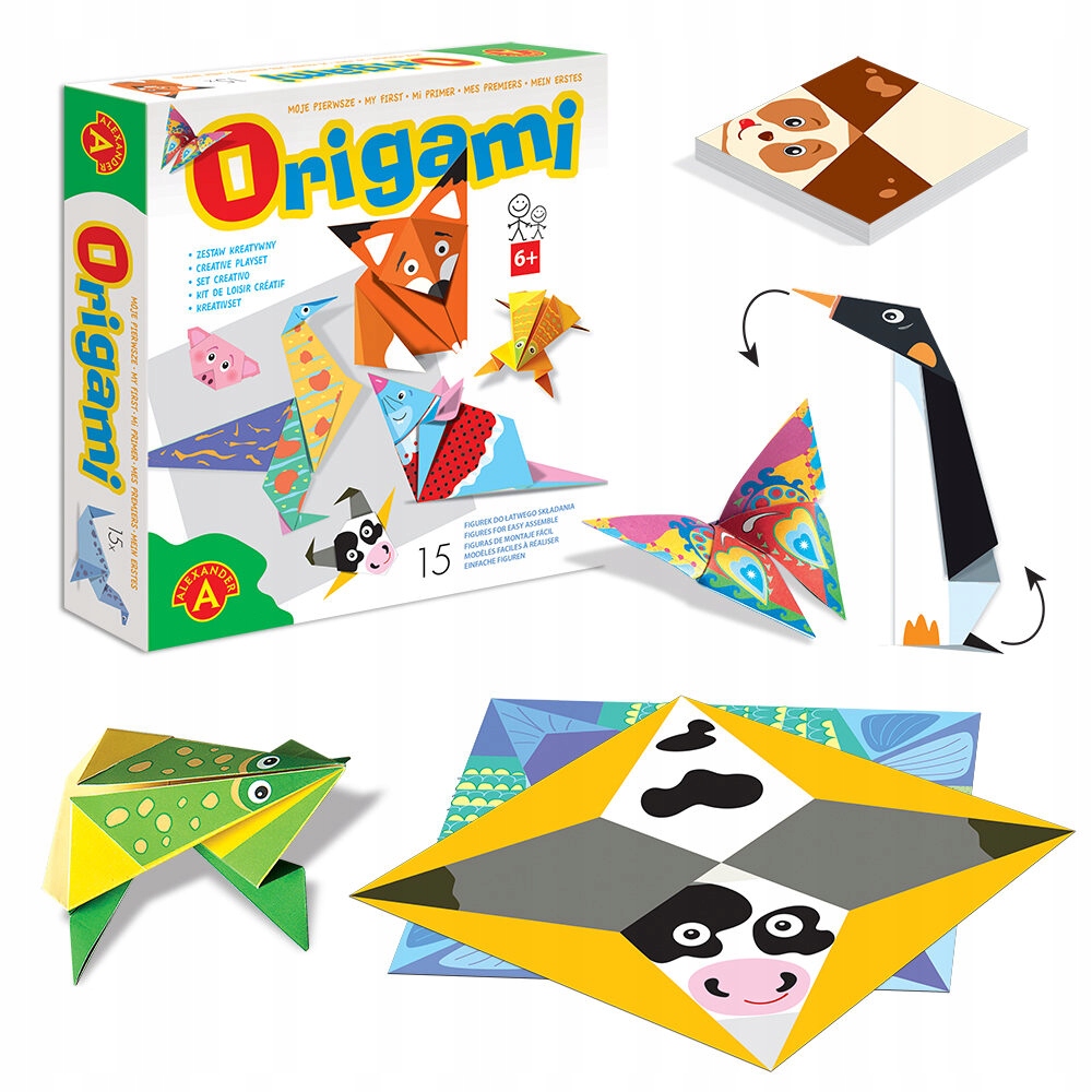 Alexander pirmi origami – lapė iš popieriaus