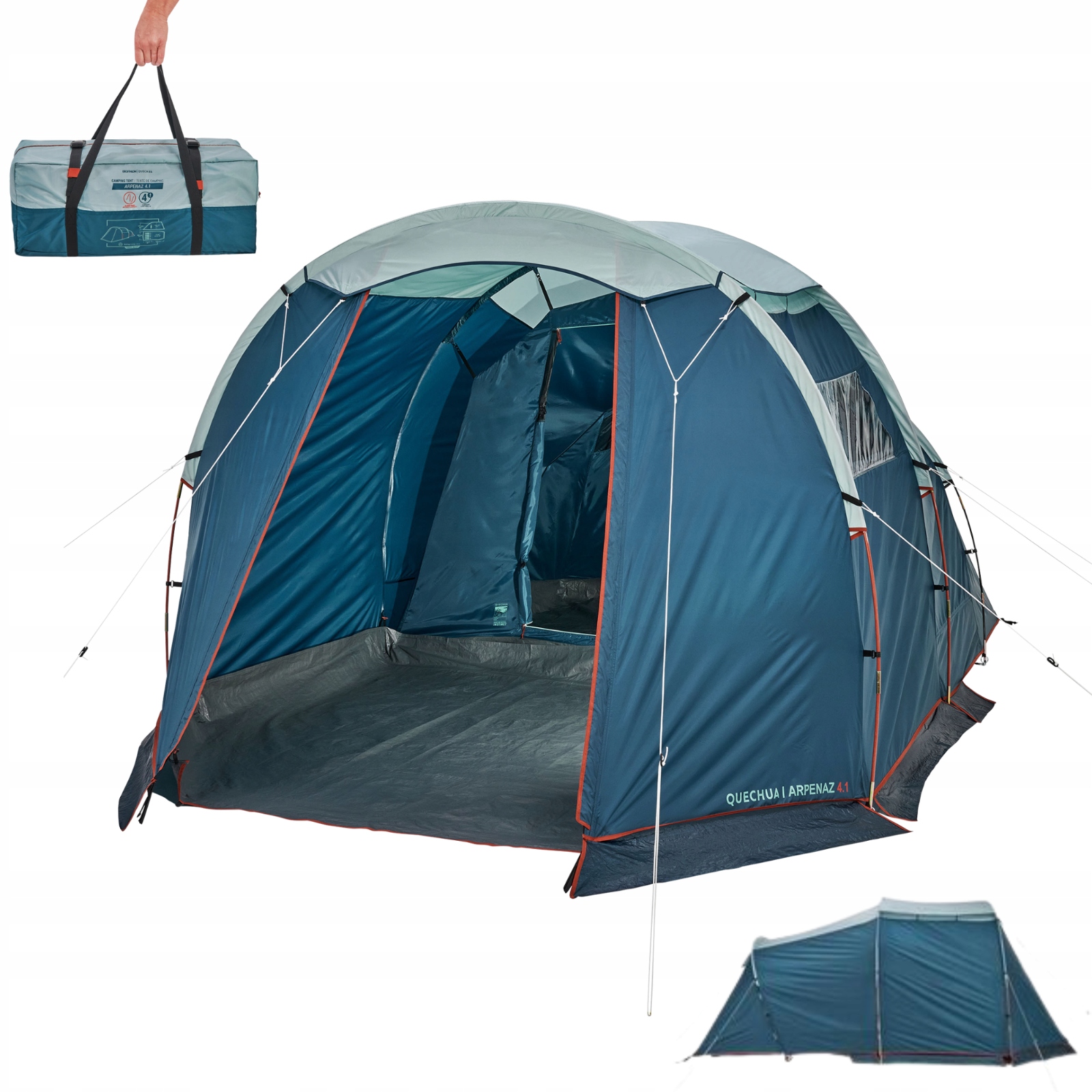 Quechua Arpenaz 4.1 kemavimo palapinė 4 asmenims