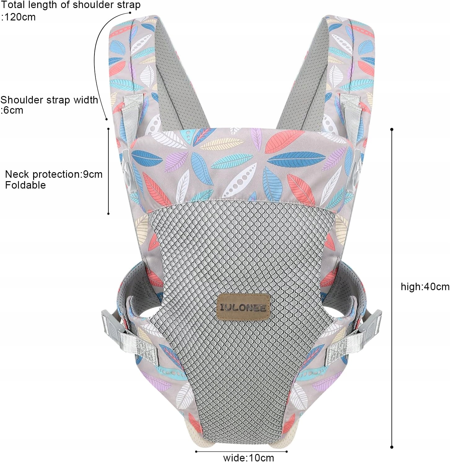 Wrap Cabrio 4 viename nešiojamasis nosidis iki 15 kg