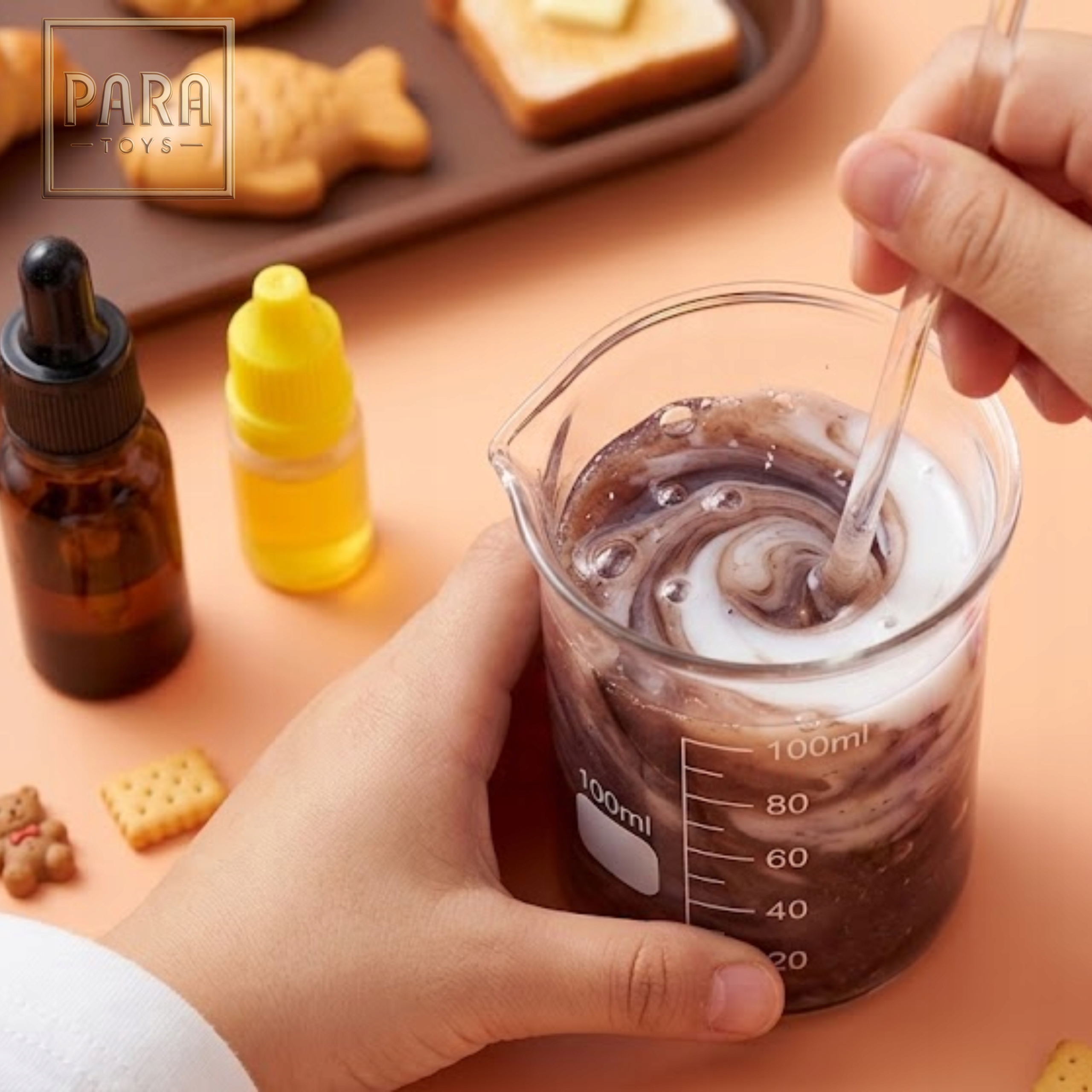 LEAN Toys gniūčkų darymo rinkinys cukierninė