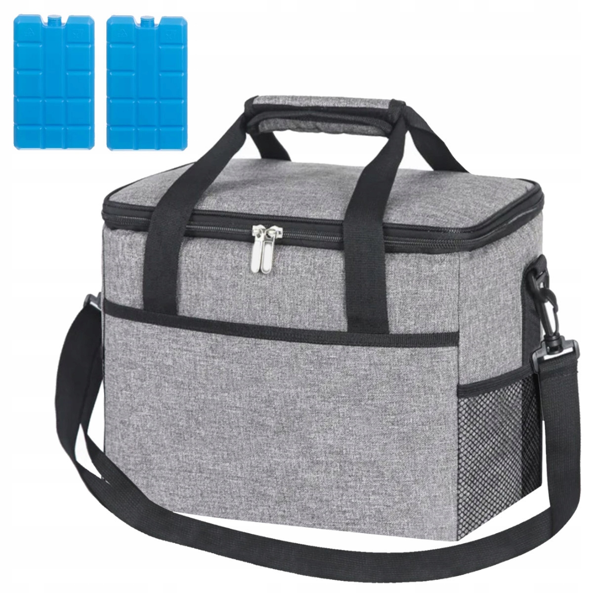 THERMAL BEACH PICNIC BAG Didelis turistinis aušintuvas 40 litrų + įdėklai