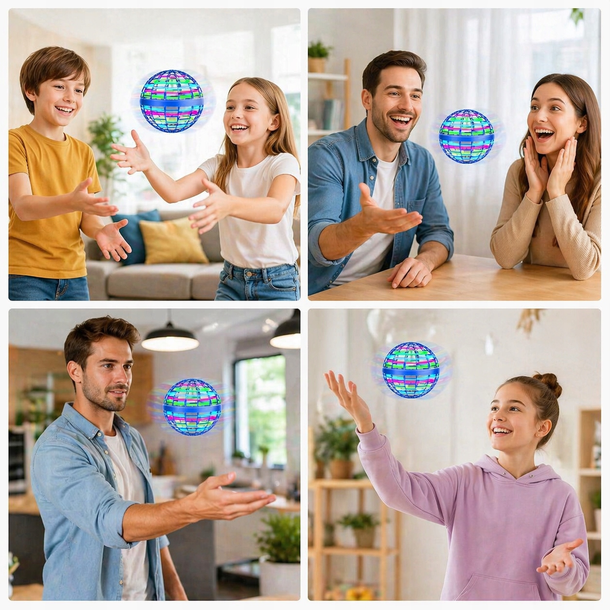 Flying Ball Boomerang Flynova Pro LED ranka valdomas ufo žaislas