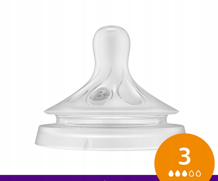 PHILIPS AVENT NATURAL TRIJOS ANTICOLIKO SPINČIŲ PAKETAS 3 SKIRTINGI SRAUTAI 1M+