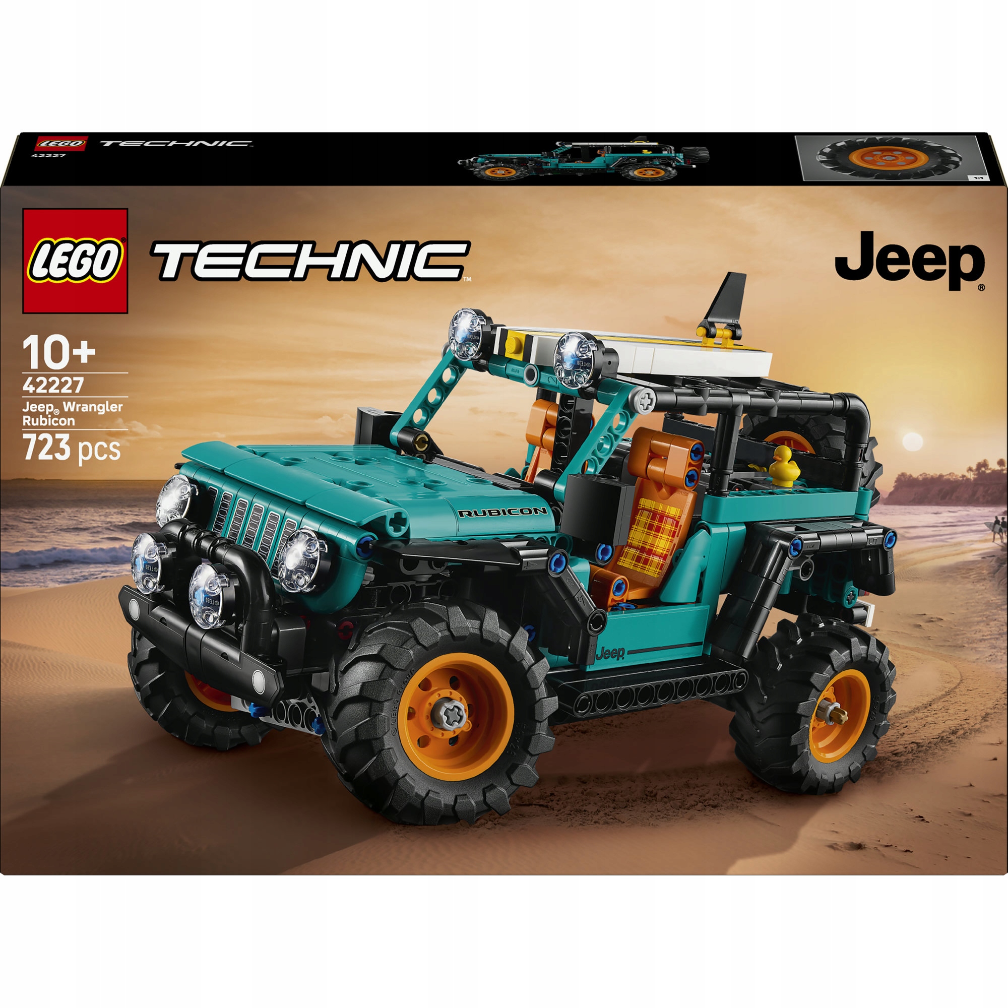 LEGO Technic 42227 visureigis Jeep Wrangler Rubicon, Vaikų gynimo diena