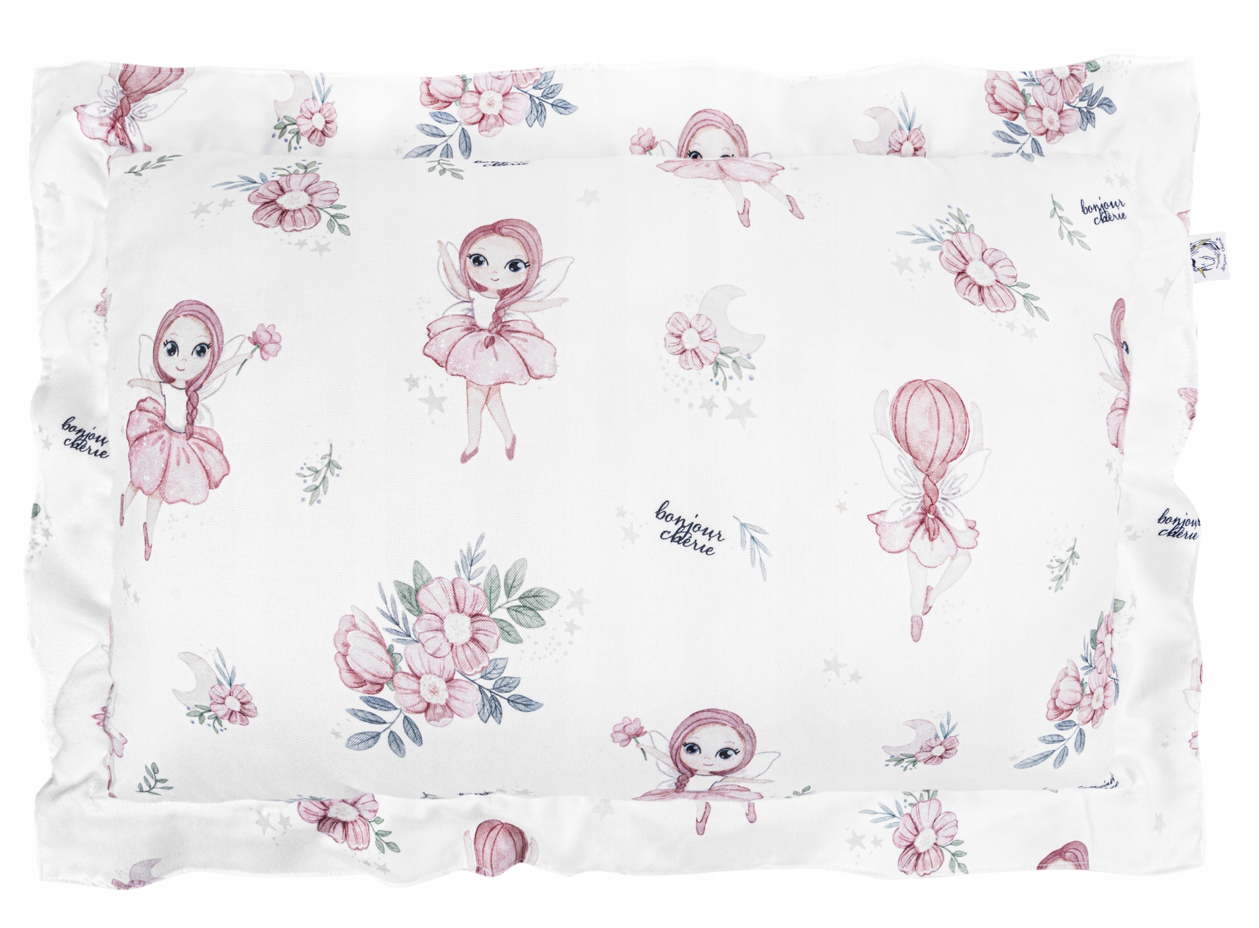 Storesnė bambukinė miego pagalvė 50x70x15 cm Fairies Bonjour Cherie