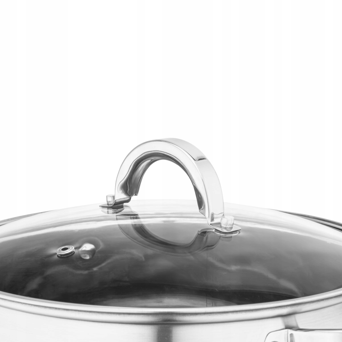 Nerūdijančio plieno puodas, dujų indukcija su dangčiu, Altom Design, 8,5 l