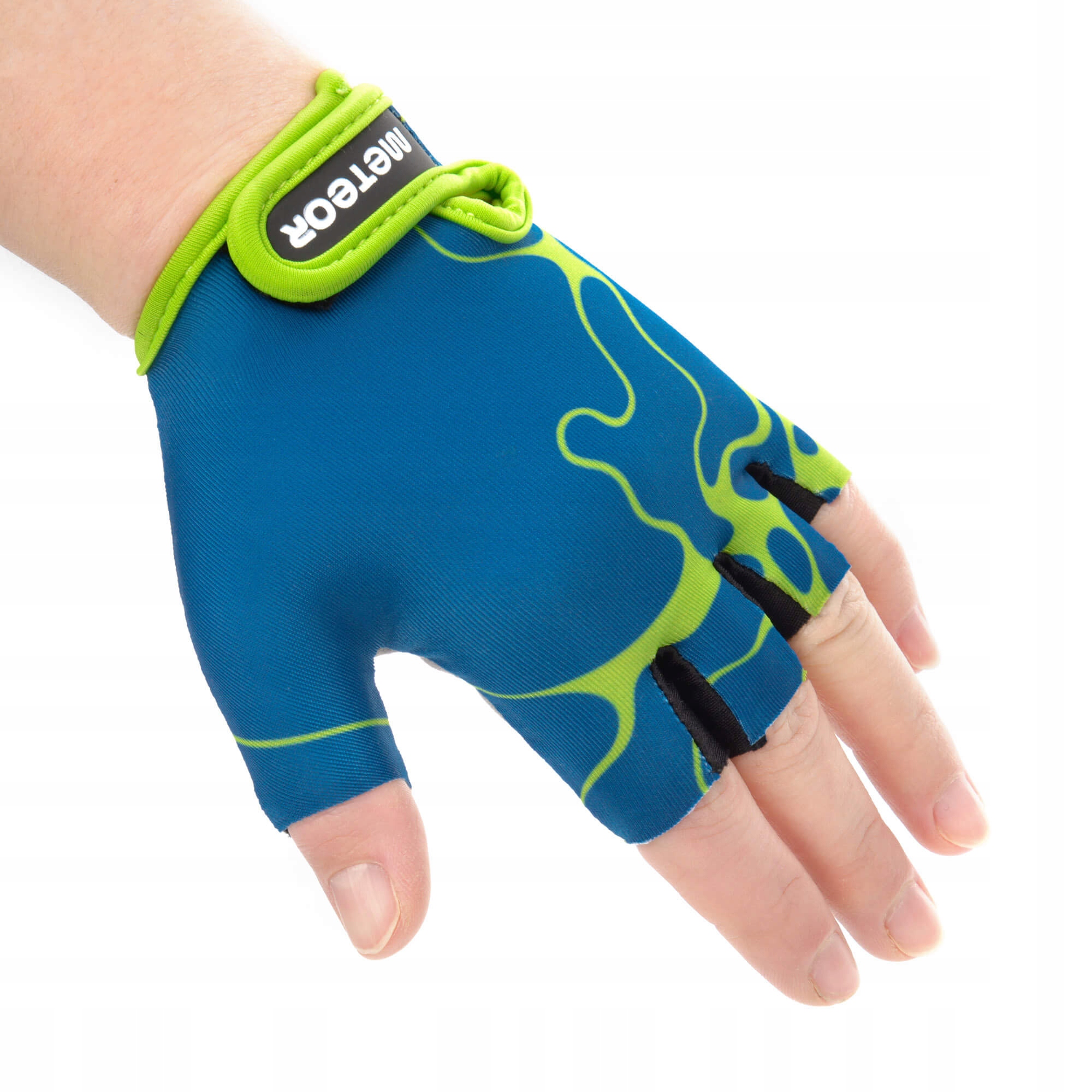 DVIRAČIO PIRŠTINĖS VAIKAMS JUNIOR METEOR XS, Velcro, suimama forma