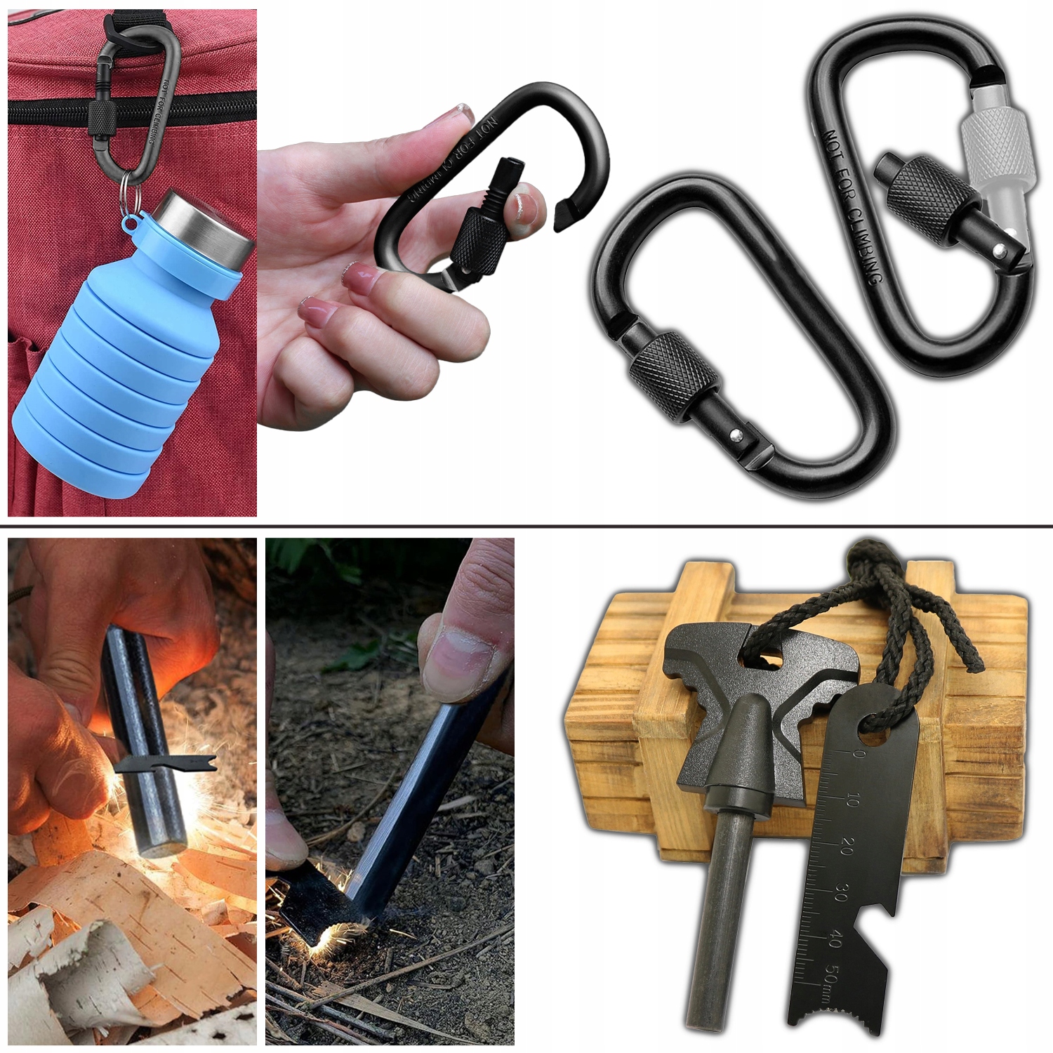 Military Survival Survival Kit Multitool 52pcs XL