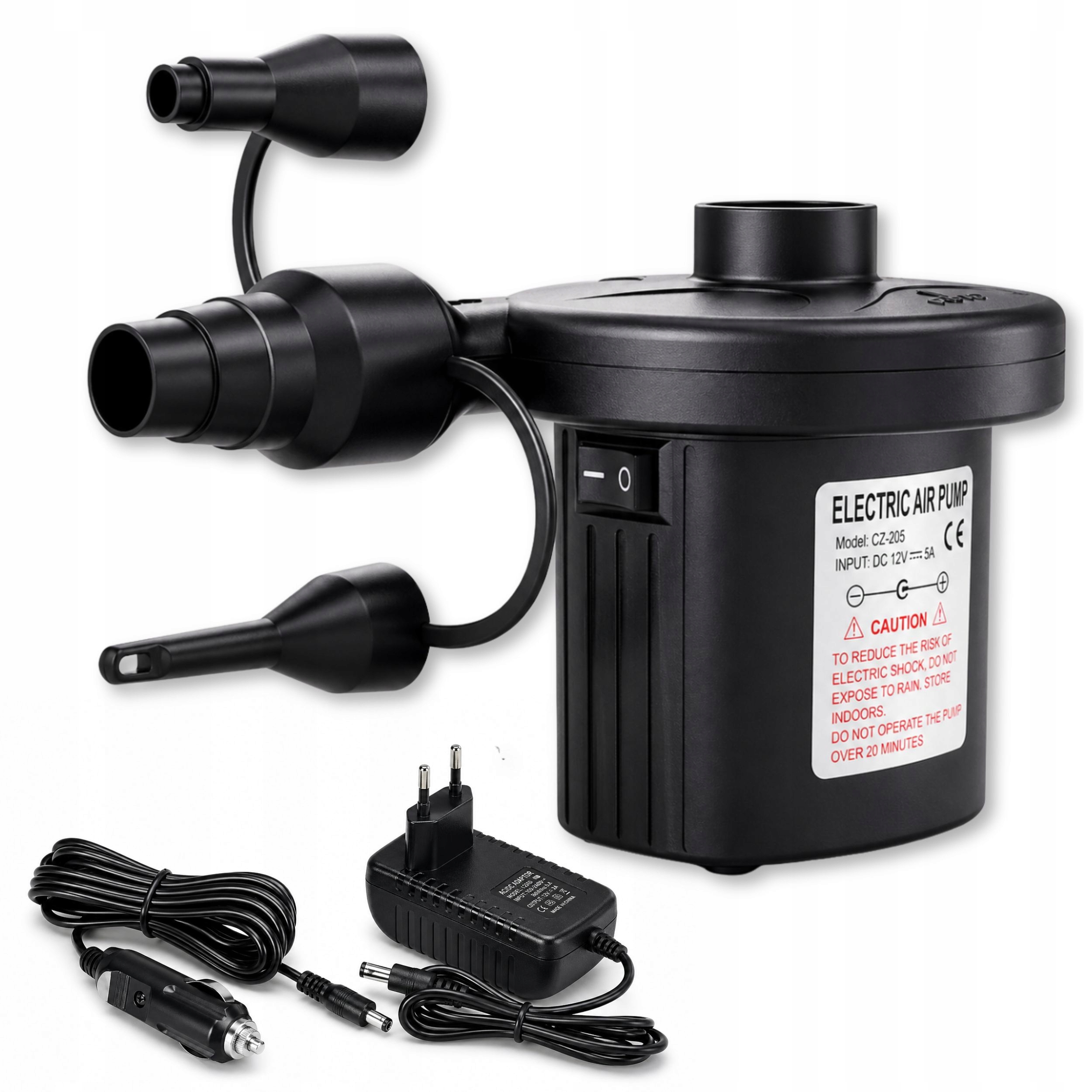GALINGAS ELEKTRINIS SIURBLYS BASEINŲ PRIPUČIAMOJO ČIUŽINIO 12V 230V GALAI