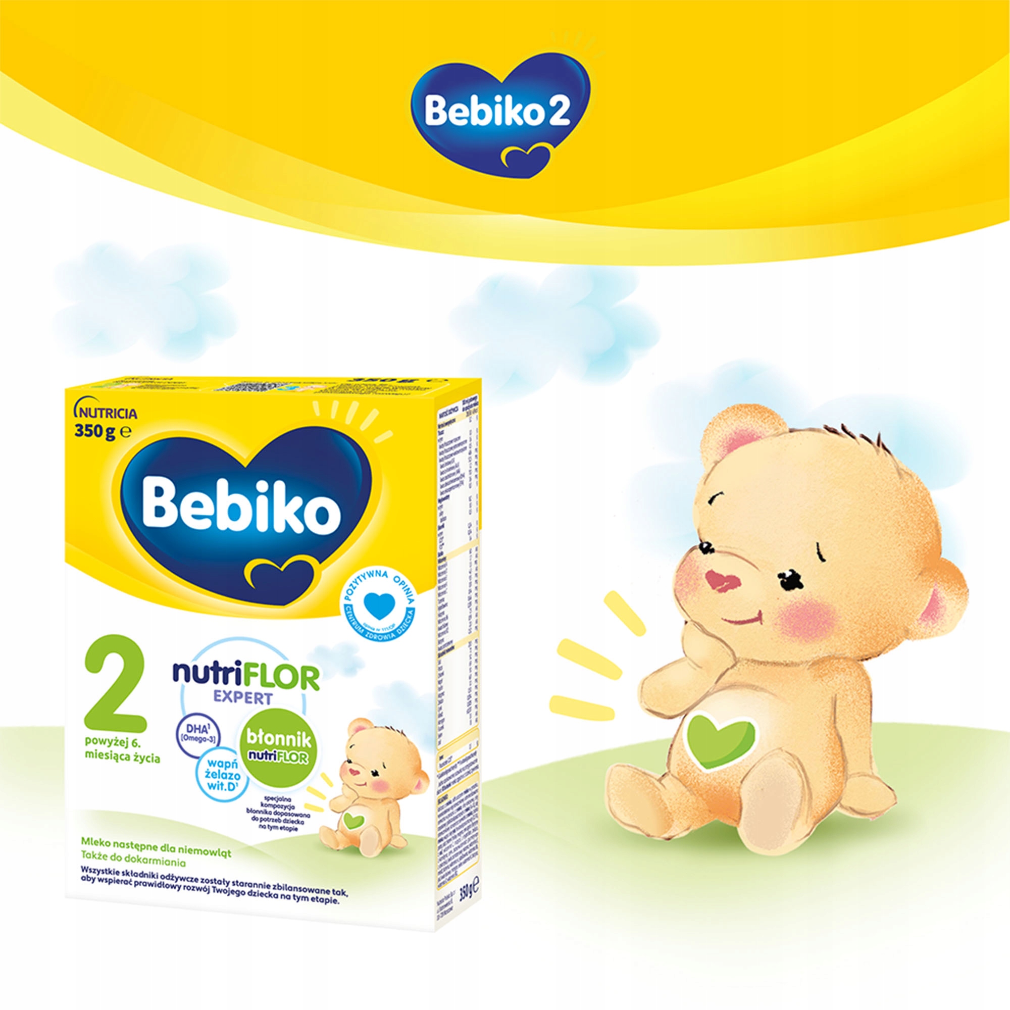 Bebiko 2 Pienas kūdikiams nuo 6 mėnesių amžiaus 350 g