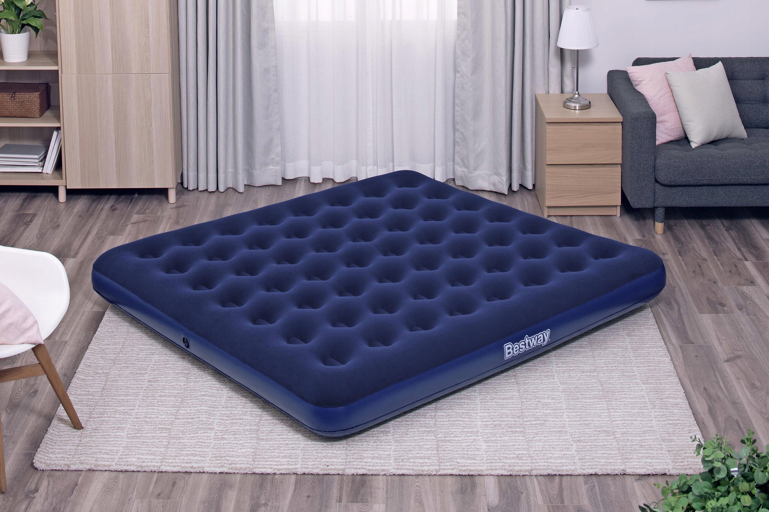 Bestway dvivietis pripučiamas matracas 203x183x22 cm