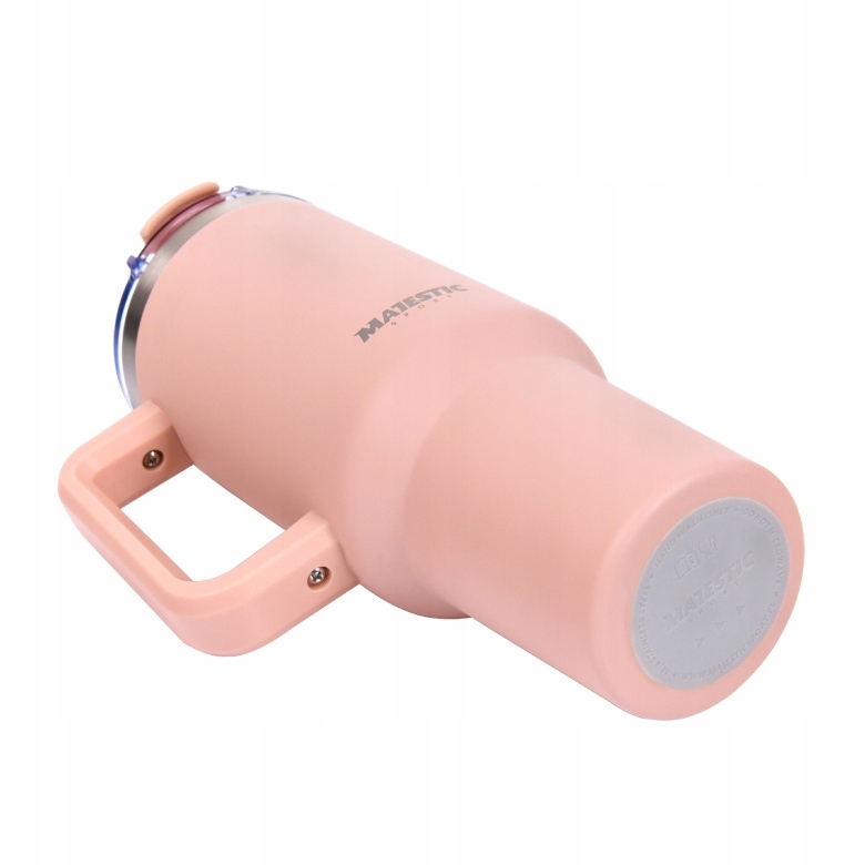 Didelis termo puodelis su rankena Majestic Sport Uno 1200ml - Rožinė