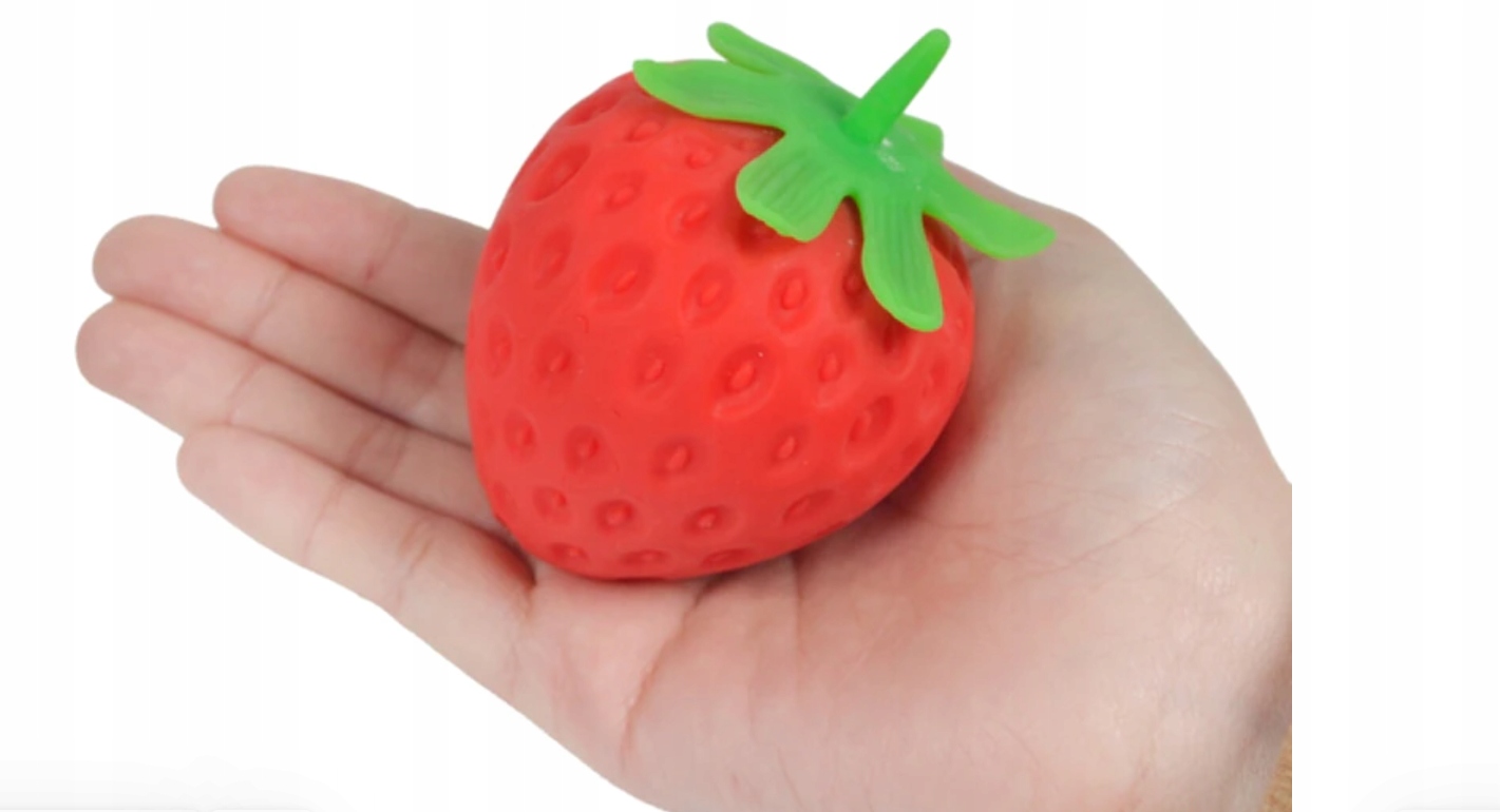 BRAKŽIŲ MINKŠTI VAISIAI, SKIRTI SMASH anti-streso įtaisas SQUISHY GRA