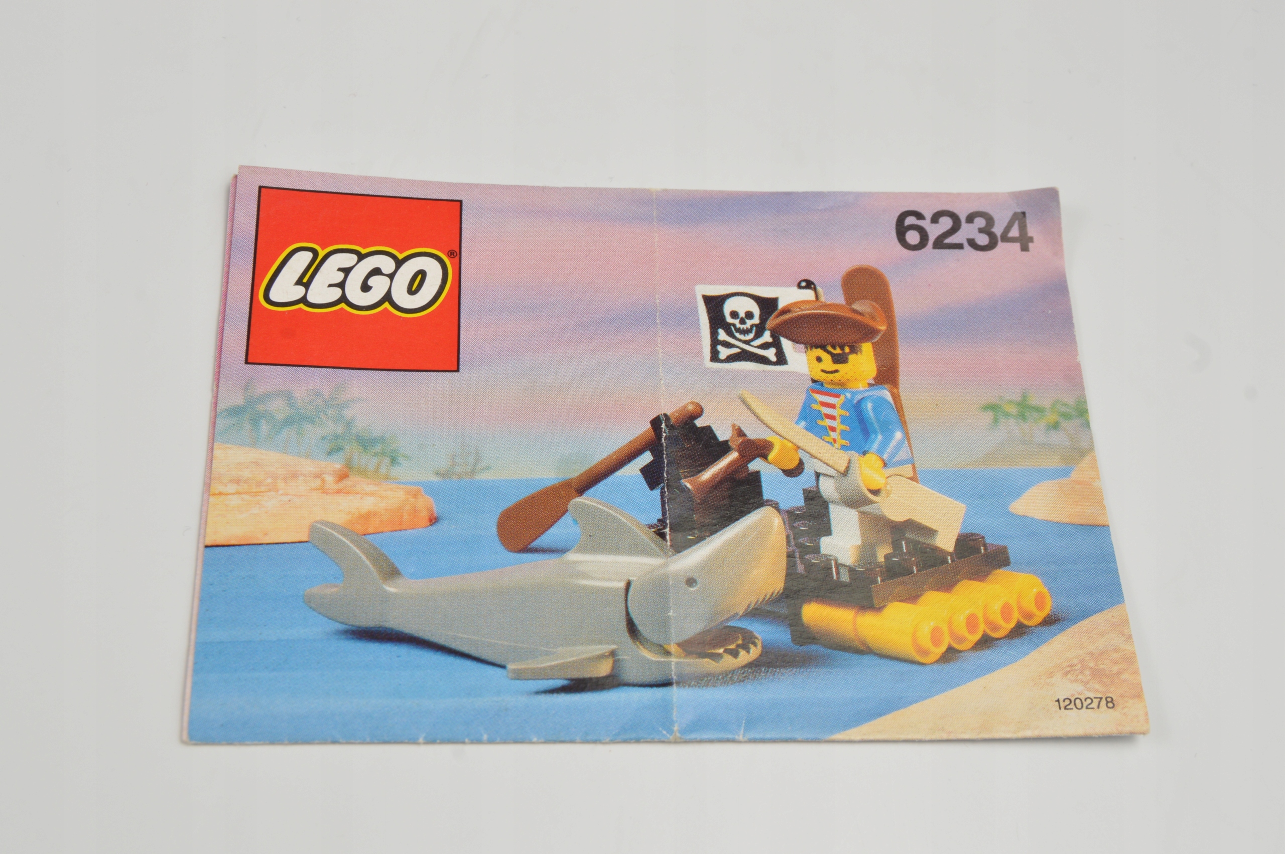 LEGO Pirates 6234 plaustas su piratu ir rykliu