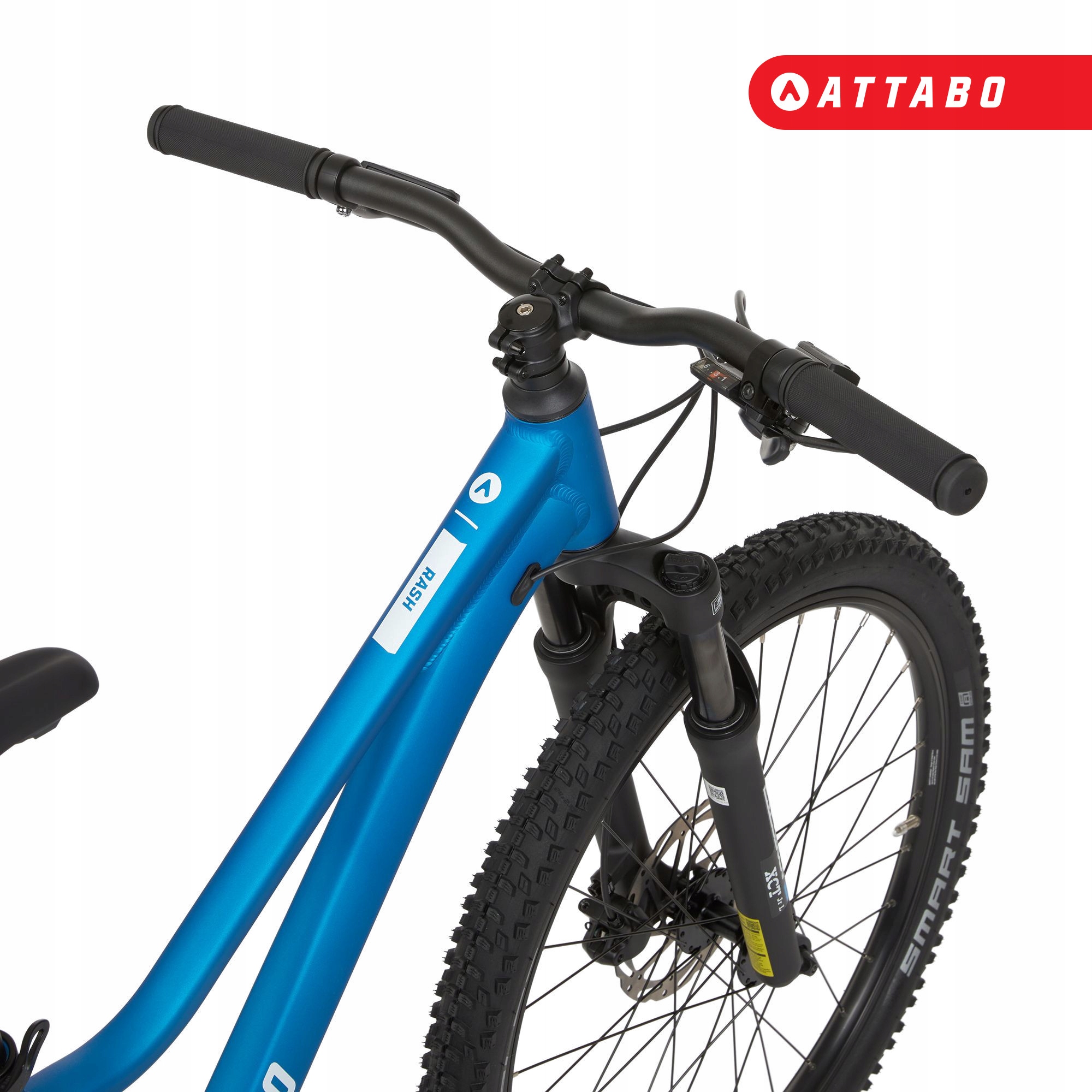 ATTABO Rash 24" vaikiškas dviratis 11.4kg Gen 2 mėlynas ŠVIESUS ALIUMINIO RĖMAS
