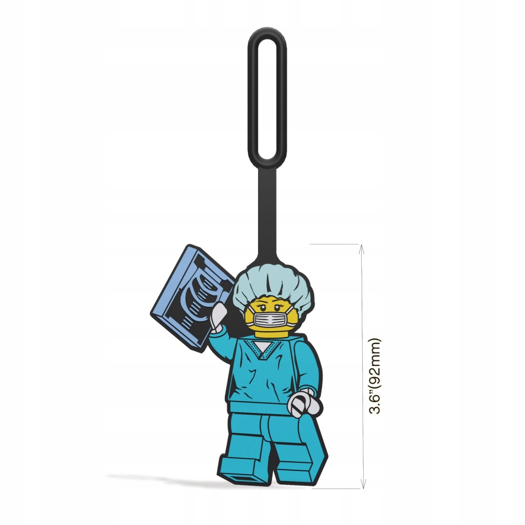 LEGO Surgeon elastinė bagažo etiketė kuprinėms ir lagaminams