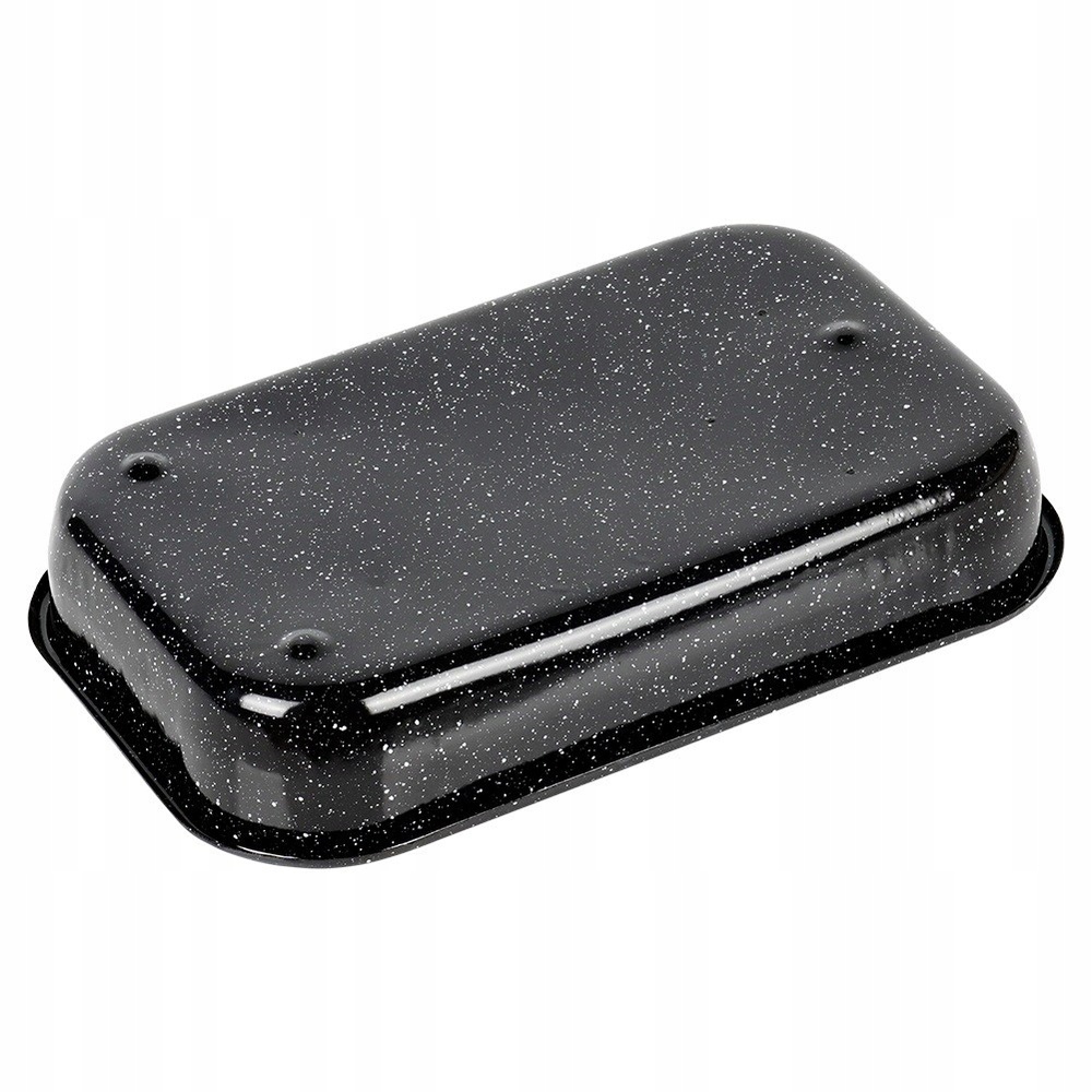 Kepimo skarda 38X24,5X7CM 4,8L JUODAI EMELIUOTA PLIENINĖ VIRTUVĖ KEPIMUI