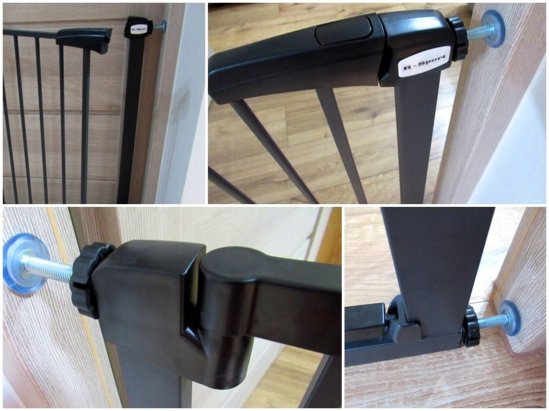SAUGOS VARTAI S0 laiptams, durims 79-83,5 cm, apsauginiai išsiplėtimo vartai