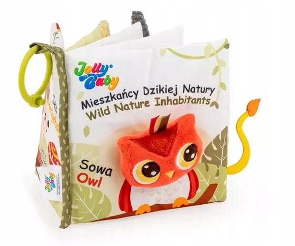 Jolly Baby savos žvėrijos minkšta knygutė
